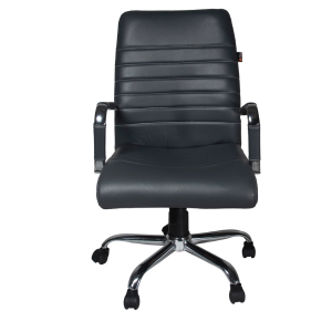 Ergonomic medium back office chair with lumbar support and cushioned seat