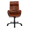 Sleek black leatherette office chair for professional workspaces and home offices