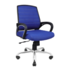 Sleek mesh office chair, ergonomic office chair with medium-back.