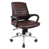 Sleek mesh office chair, ergonomic office chair with medium-back