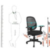 Office chair, Adiko systems, ergonomic office chair, office chairs