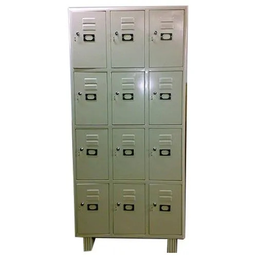 Industrial steel locker cabinet, 12 compartment